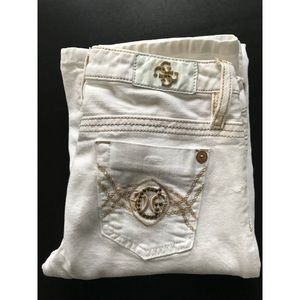 Guess Premium White Straight Jeans